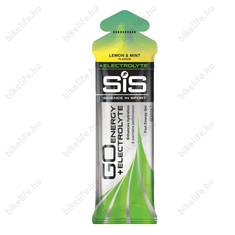 SIS GO energia és elektrolit gél, Go Energy Electrolit, 60 ml, citrom-menta íz