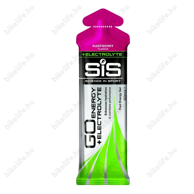 SIS GO energia és elektrolit gél, Go Energy Electrolit, 60 ml, málna íz
