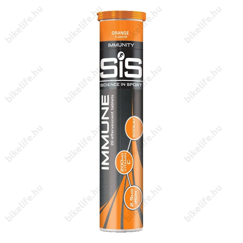 SIS Immune pezsgőtabletta 20x4,3g (20 adag), narancs íz