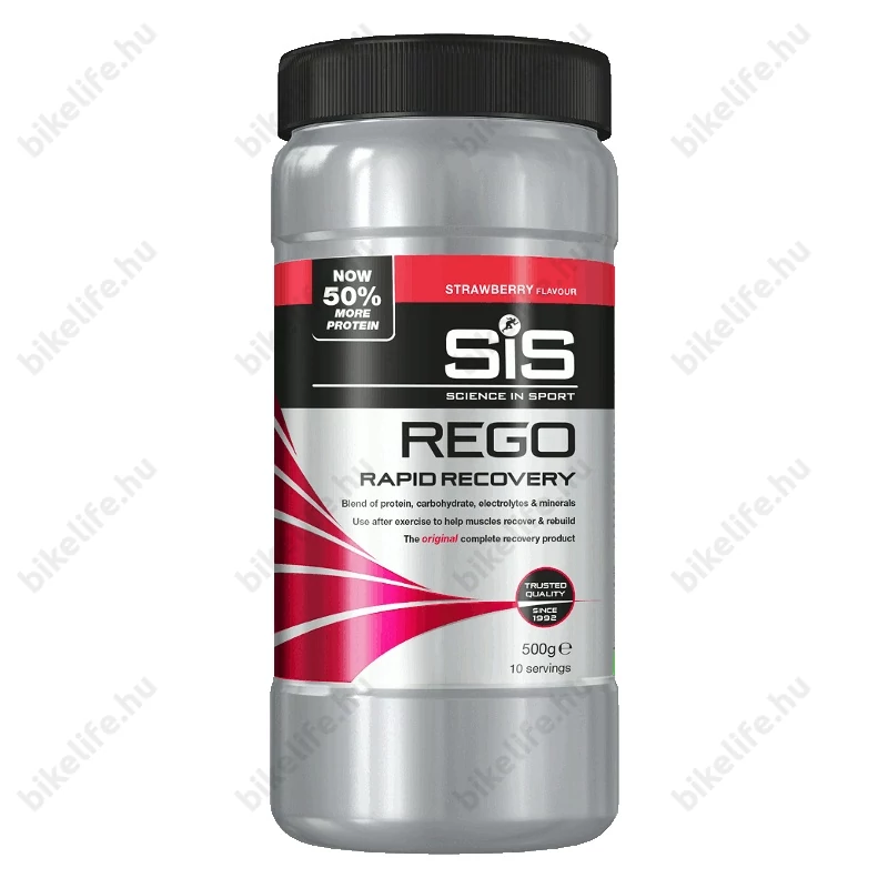 SIS Rego Rapid Recovery, Regeneráló italpor, 500g. (10 adag) eper íz