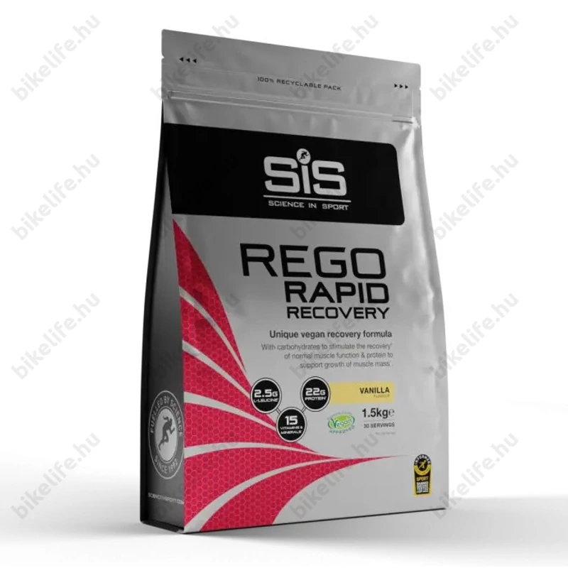 SIS Rego Rapid Recovery, Regeneráló italpor, 1500g. (30 adag) vanília íz