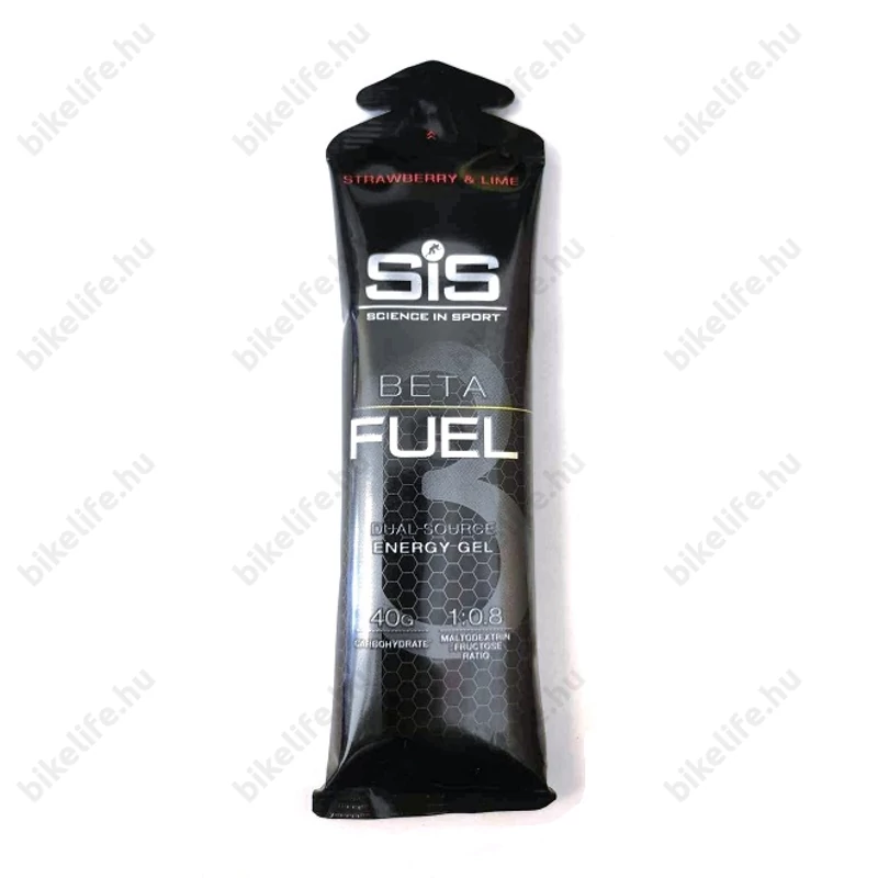 SIS Beta Fuel energia gél, Energy, 60 ml, eper& lime