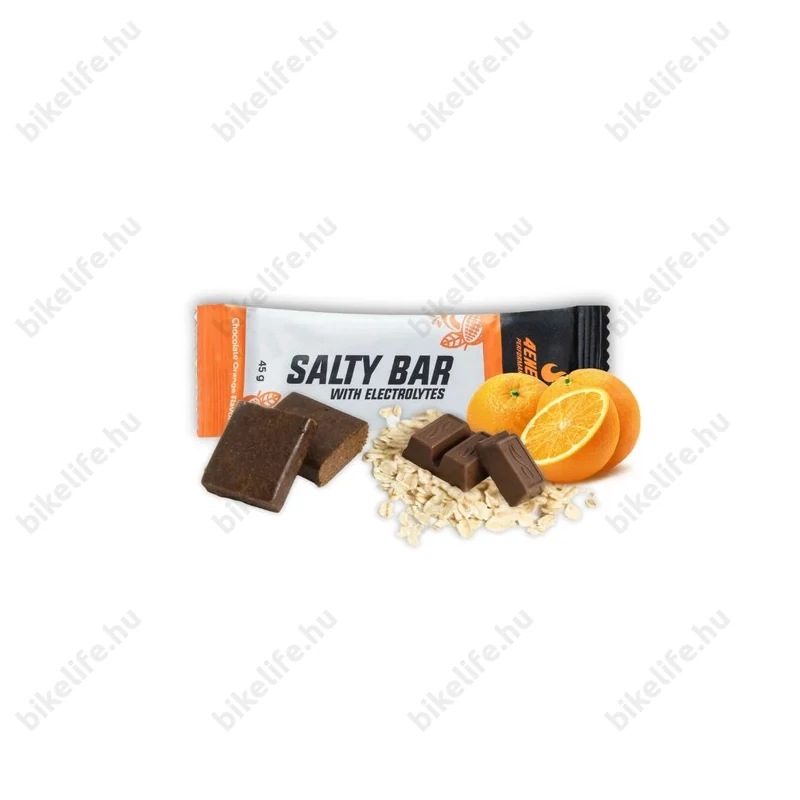 4Energy energia szelet elektrolittal hosszú felszívódással csokoládé - narancs ízű 45 gr