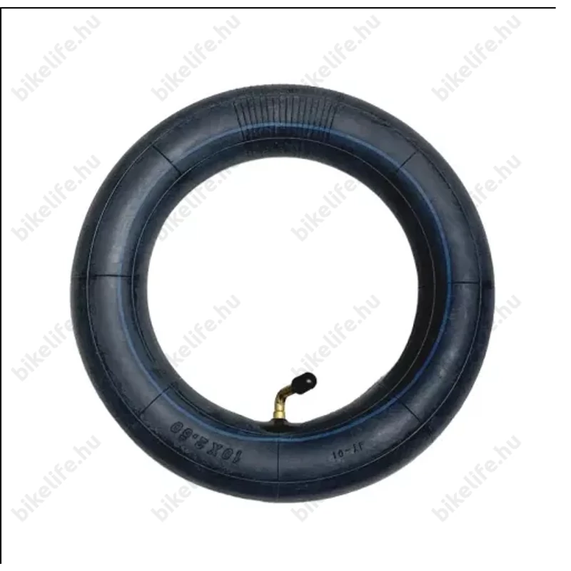 Tömlő elektromos rollerekhez 10x2,5 90/45 méretben hajlított szeleppel