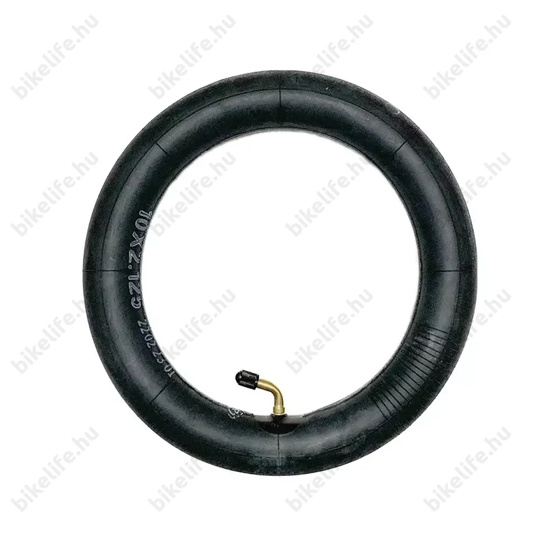 Tömlő elektromos rollerekhez 10x2,125 méretben hajlított szeleppel 90 fok