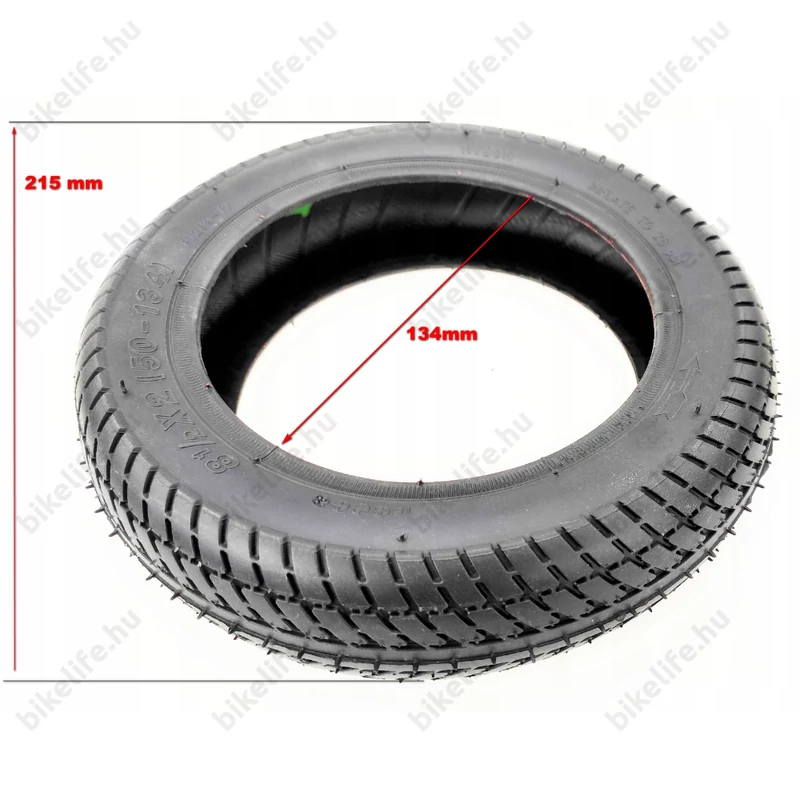 8-1/2x2 köpeny e-rollerhez, scooterhez, triciklihez (134x50)