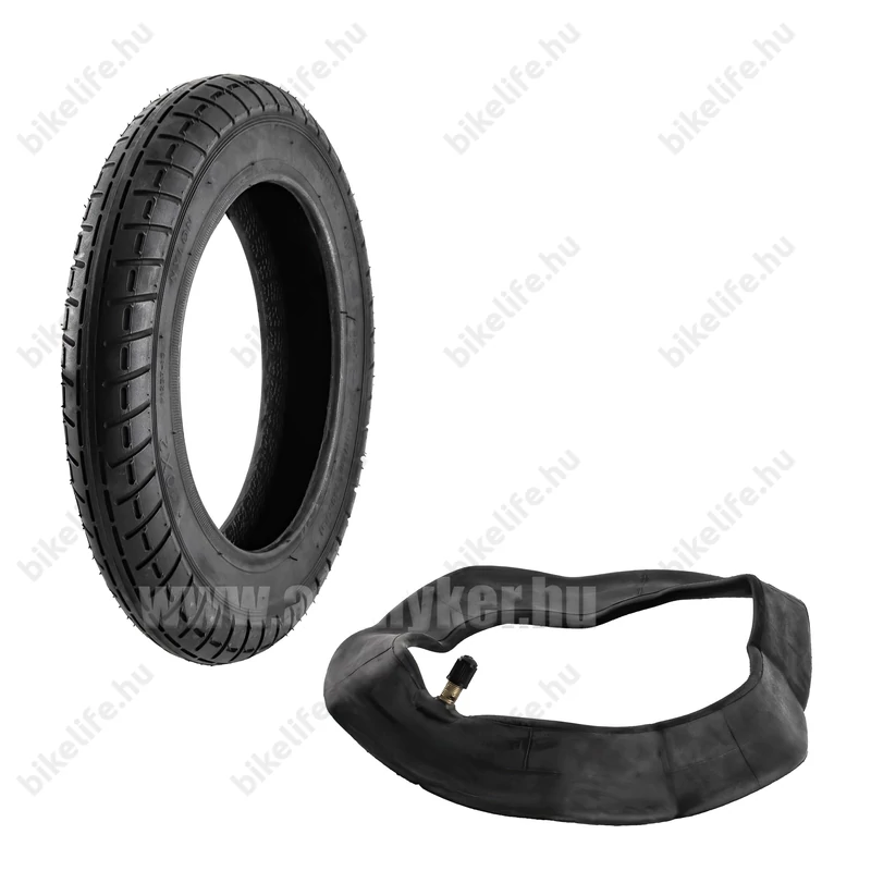 E-roller külsőgumi tömlővel 10x2-6,1 (155-50 vagy 50x155) egyenes 20mm-es AV szeleppel Xiaomi rollerekhez