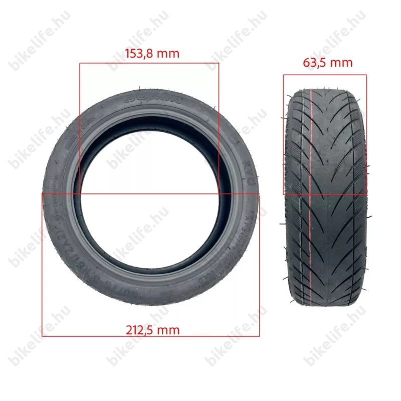 Elektromos roller köpeny 50/75-6.1 (8.5x2-6.1) méretben defektvédelemmel kompatibilis Xiaomi Pro és M365-el