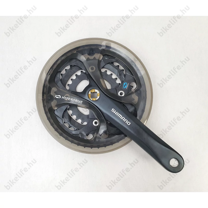 Shimano Acera FC-M361 trekking/cross hajtómű 48/38/28-es fogszám, négy.kúp, 175mm-es, láncvédős, fek