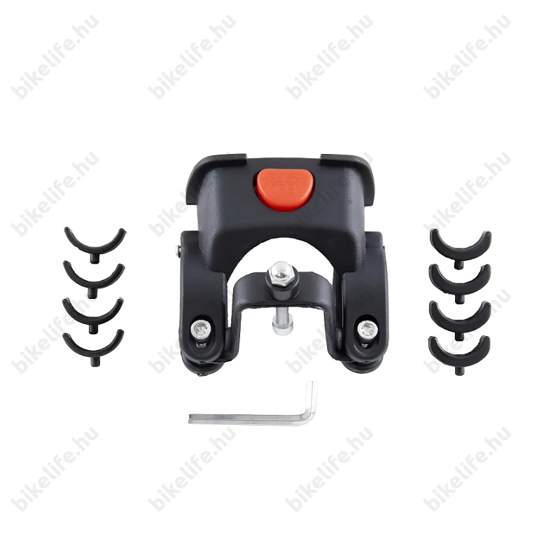 Ridepositive Natural sötétkék rattan kerékpáros első kosár gyorsrögzítővel