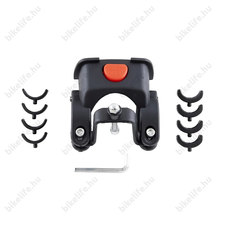 Ridepositive Natural halványkék rattan kerékpáros első kosár gyorsrögzítővel