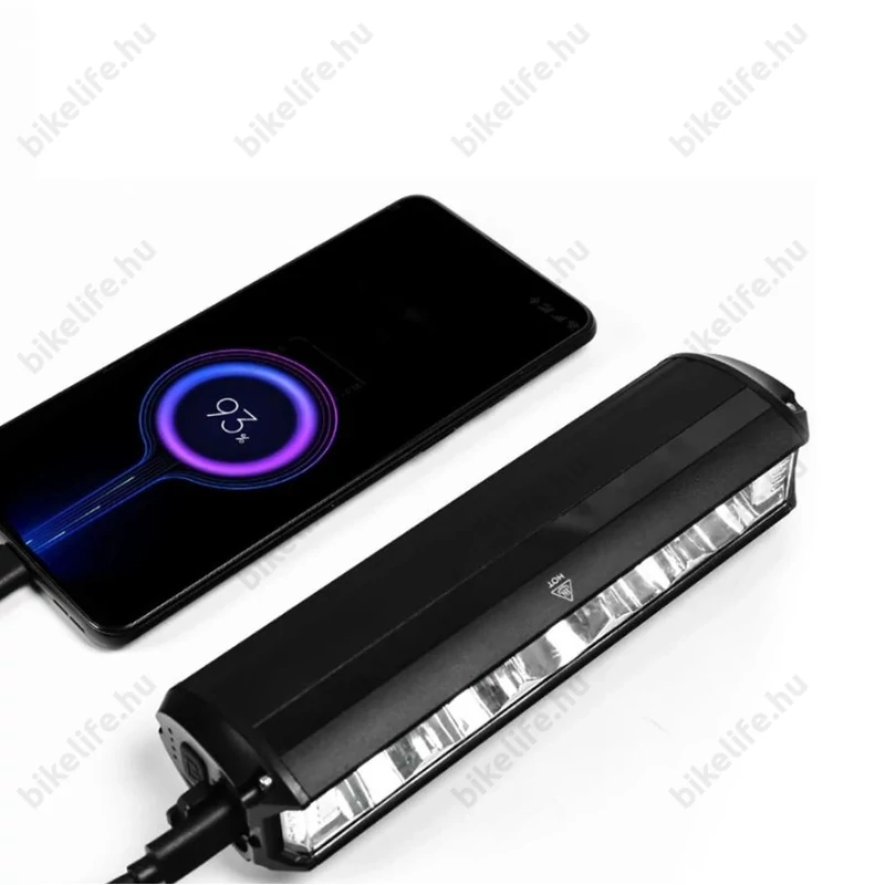 ESLNF akkumulátoros reflektor kerékpárra 1400 Lumen 4000 mAh akkuval alumínium házban