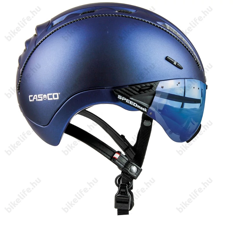 Casco Roadster Plus kerékpáros bukósisak metál kék M-es (55-57cm fejkerület)