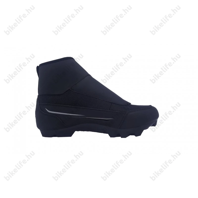 FLR Defender téli MTB cipő, neoprén, vízálló, magasszárú, 45-ös méret fekete