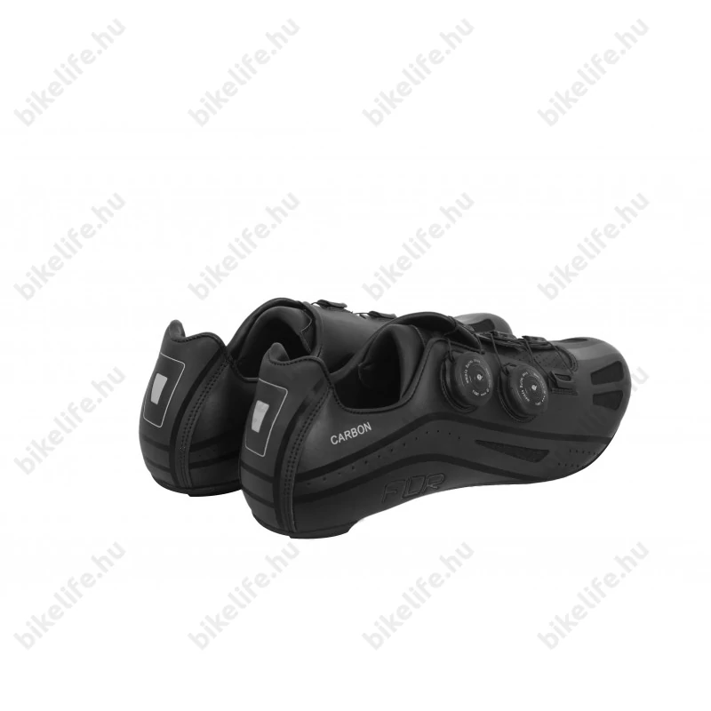 FLR Elite Road F-XX II Pro Tour országúti cipő, karbon talp, ATOP damilos fűző, fekete, 45-ös méret