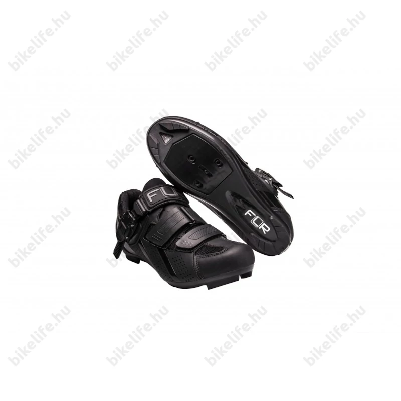 FLR Pro Road F-15 országúti cipő, csatos, fekete, 40-es méret