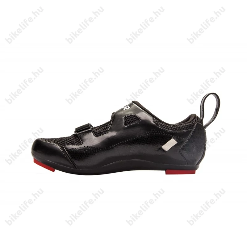 FLR Triatlon F-121 országúti cipő, 1 tépőzáras, fekete, 39-es