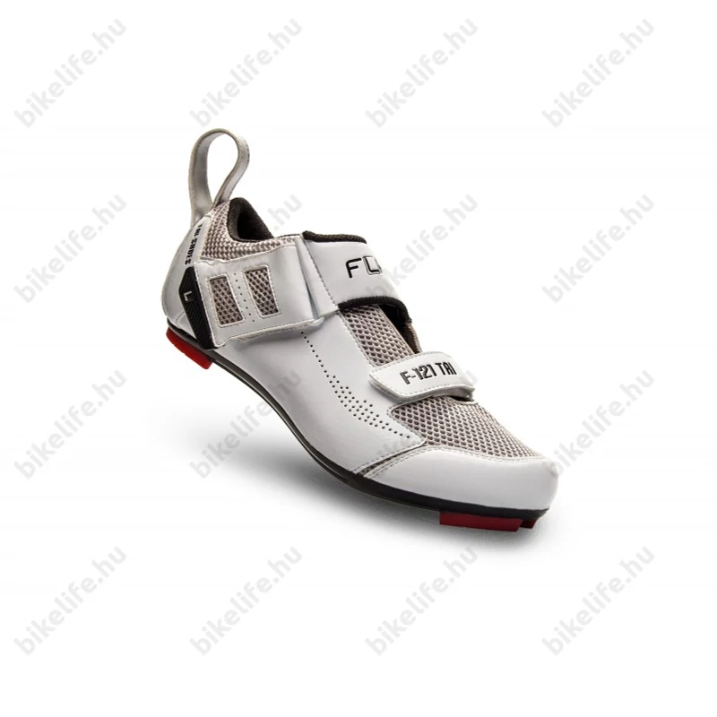 FLR Triatlon F-121 országúti cipő, 1 tépőzáras , fehér, 47-es