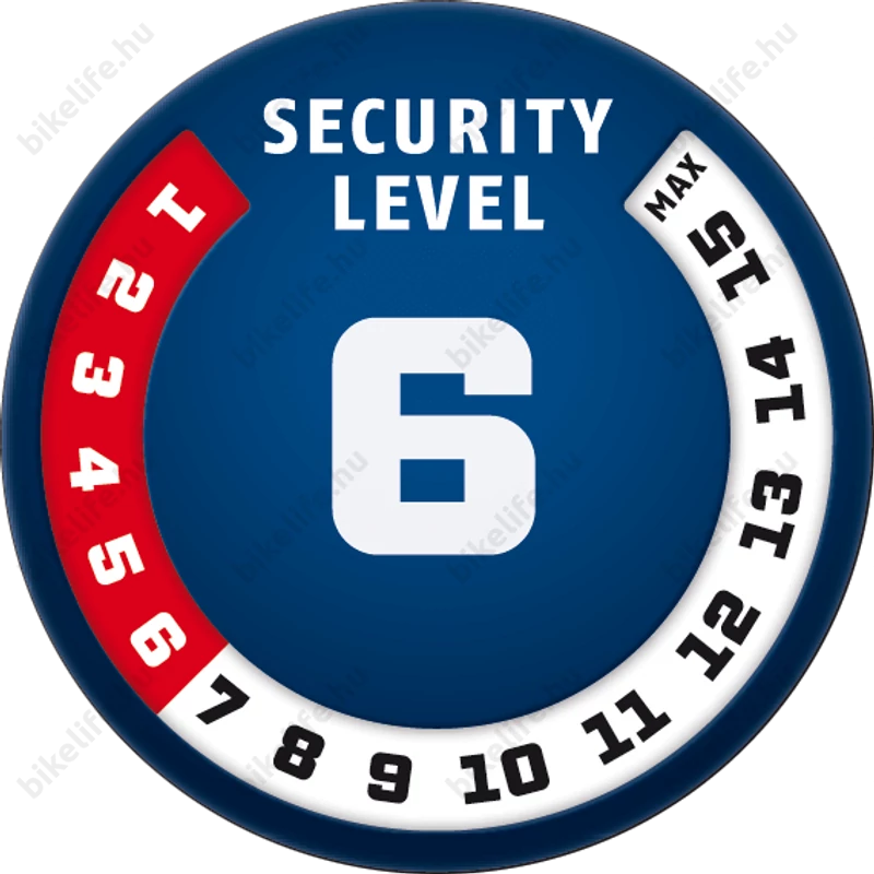 Zár Lánc Abus Catena 6806/75cm, lila/bordó, szívecskés, 6806K