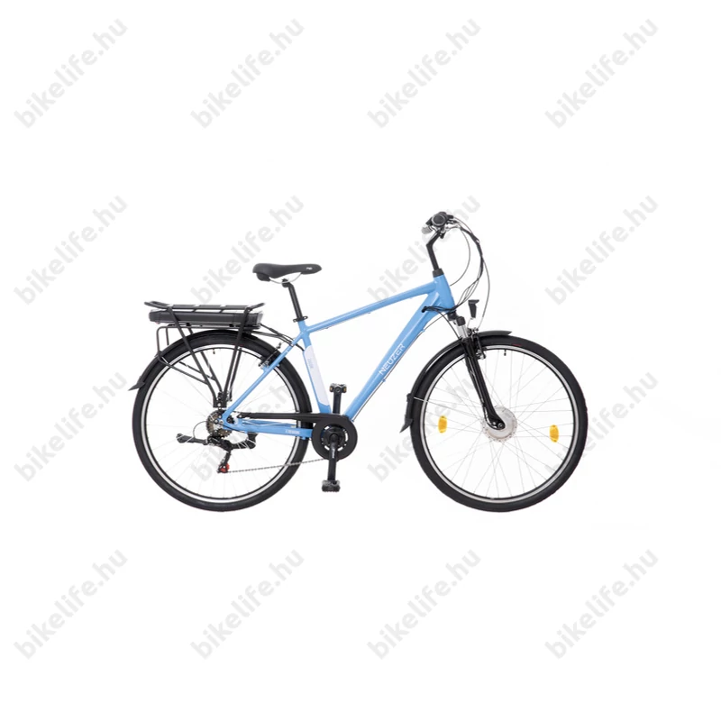 EBIKE NEUZER E-TREK FFI KÉK/FEHÉR MATT TELESZKÓPOS 19