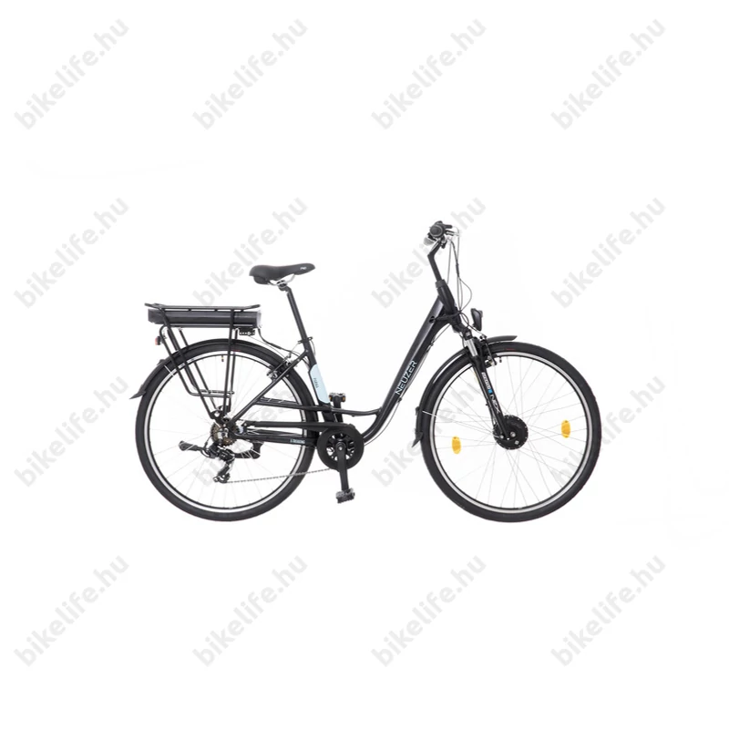 Neuzer Parma női trekking Ebike/Pedelec 6 fokozatú váltó, Bafang motor, fekete/kék, 17
