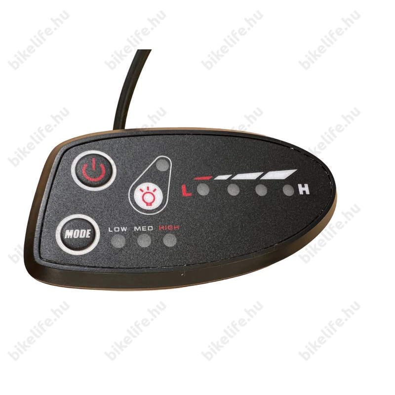 Elektromos kerékpár ledes kijelző Xofo motorhoz, 5 pin-es gyors csatlakozóval (pl: Neuzer,Ztech)