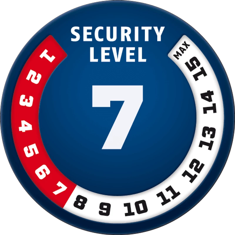 Abus Bordo uGrip számzáras lakat 5mm-es acéllapokból 5700C/80 fekete 80cm SH tartóval