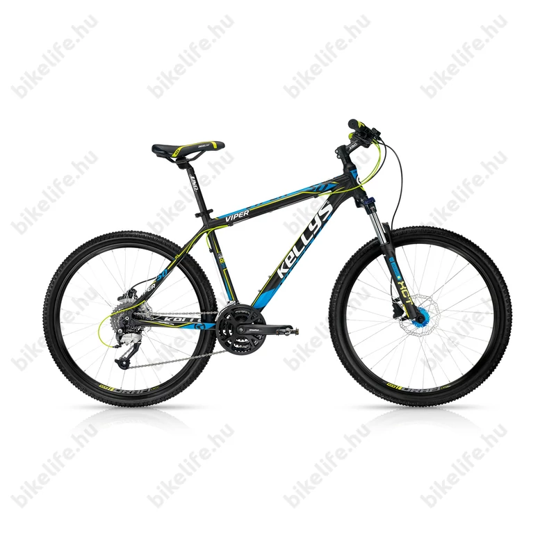 Kellys Viper 50 2016 MTB kerékpár, 24seb. Altus váltó, hidraulikus tárcsafék, Black Blue, 19,5