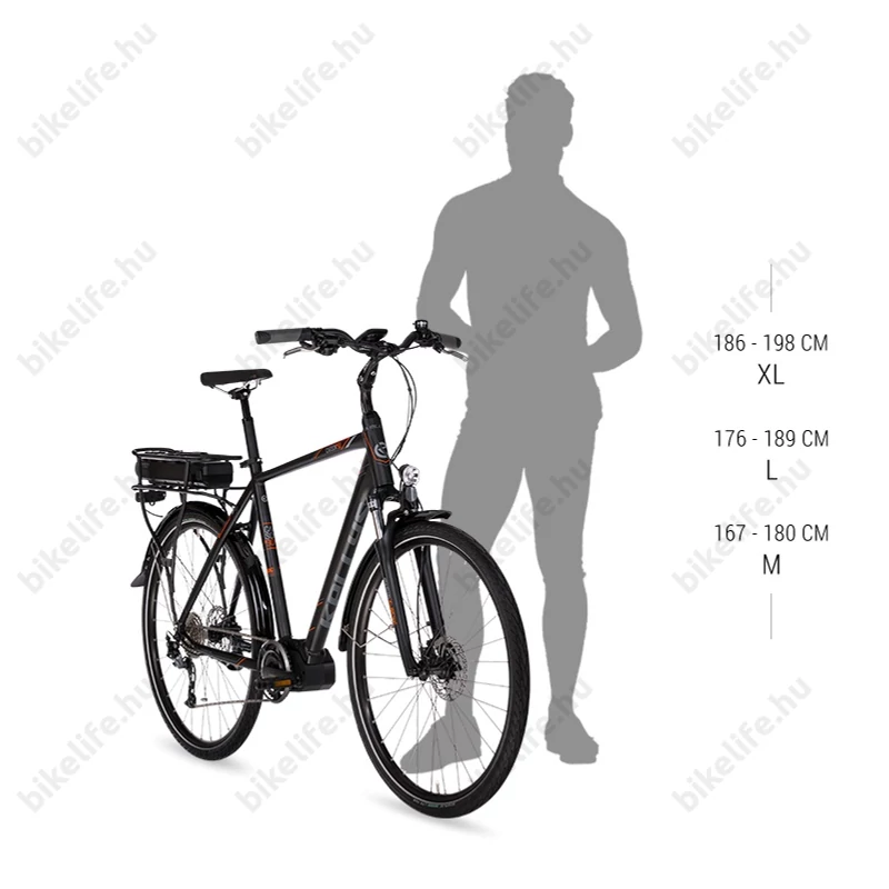 KTM Macina Central P510 Ebike Bosch Perf. 3.Gen meghajtás női monováz, 5 fokozatú agyváltó, szürke, 43cm