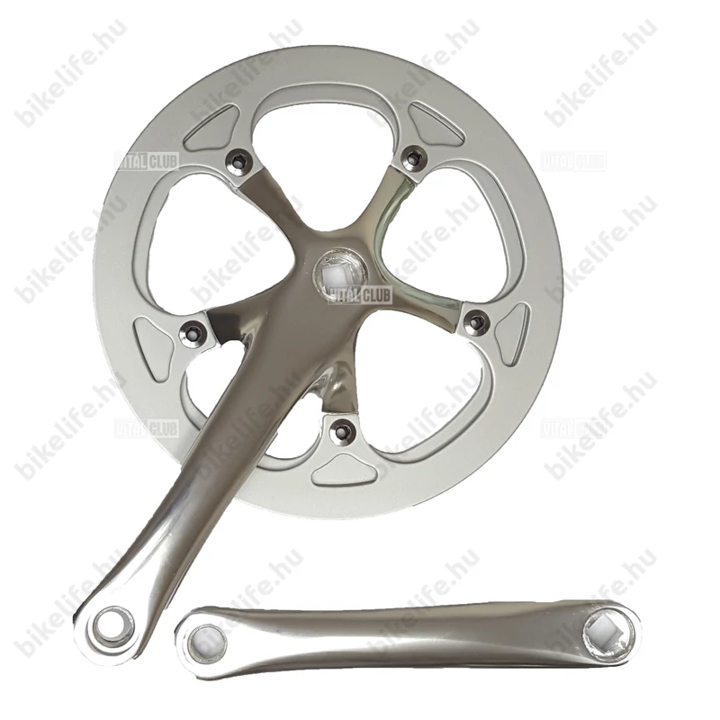 Prowheel szimpla hajtómű acél nadrágszárvédővel, 46fogú, alu kar 170mm 3/32