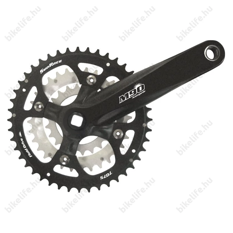 Sunrace M90 Avantgarde (FCM9A) MTB hajtómű 44/32/22-es fogszám, 175mm-es