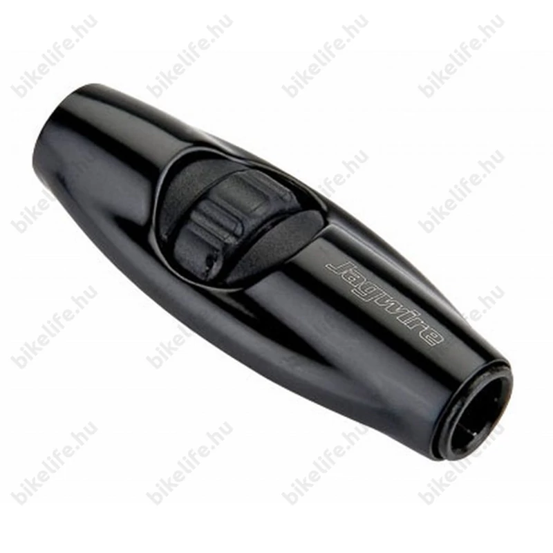 Jagwire bowdenfeszítő 39x16mm fekete alu /pár