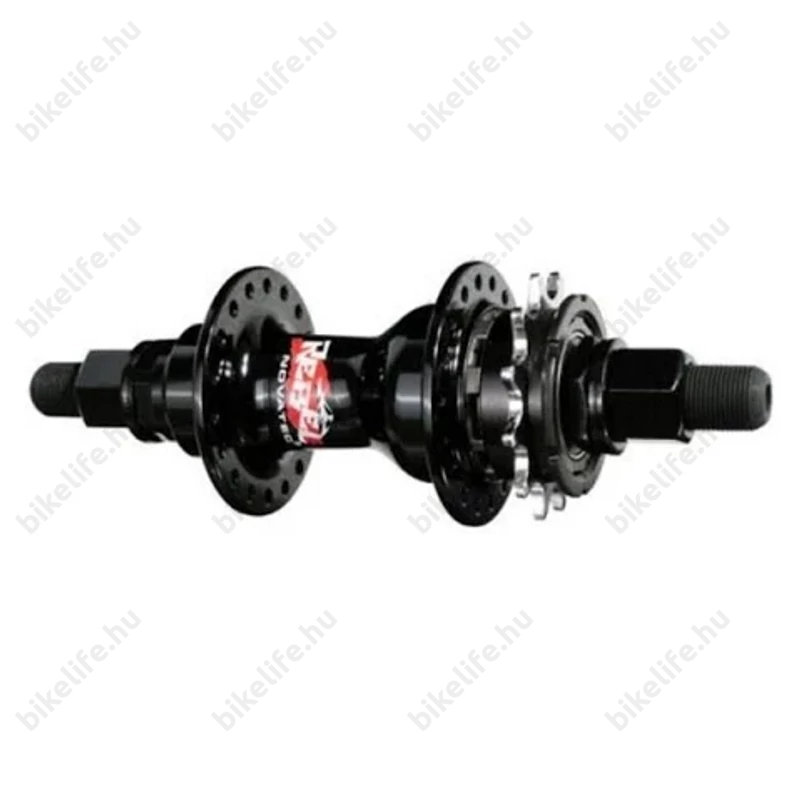 Novatec Rebel BMX hátsó agy, 14mm-es tengely driveres 48lyukas fekete