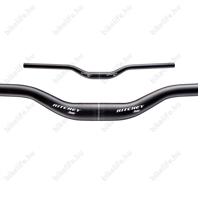 Ritchey Comp Rizer hajlított kormány 740mm széles, 35mm emelkedés, 31,8mm-es befogó, fekete