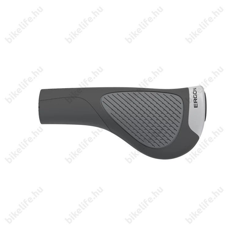 Ergon GP1-L Evo GripShift ergonomikus markolat, bilincses, szarv nélkül, markolatváltóhoz, 95mm széles, fekete/szürke