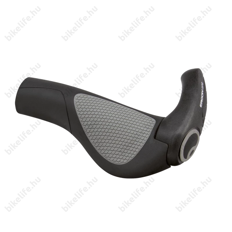 Ergon GP2-S ergonomikus markolat, bilincses, kis szarvval, fekete/szürke