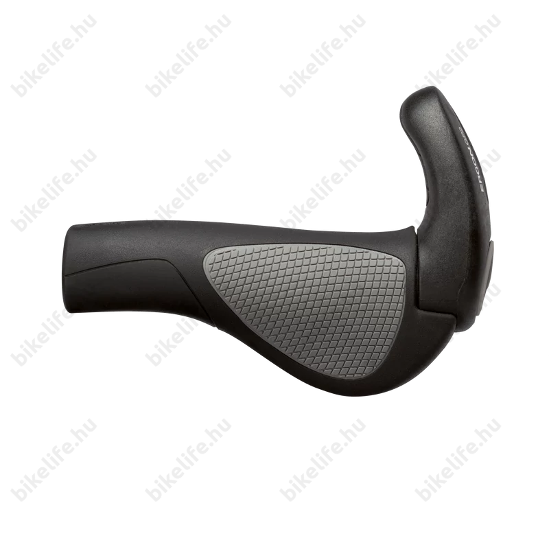 Ergon GP2-S ergonomikus markolat, bilincses, kis szarvval, fekete/szürke
