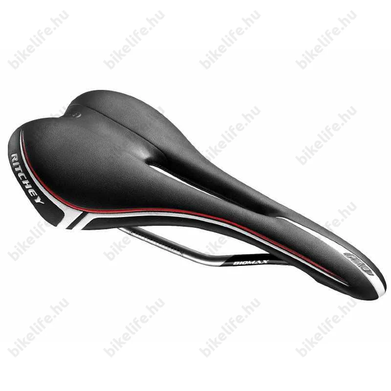 Ritchey Pro Biomax unisex sport nyereg, üreges Cr-Mo pálca, 280g, fekete