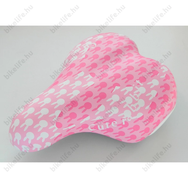 Nyereg gyerek DDK FM-1216 rózsaszín/fehér 180x145mm