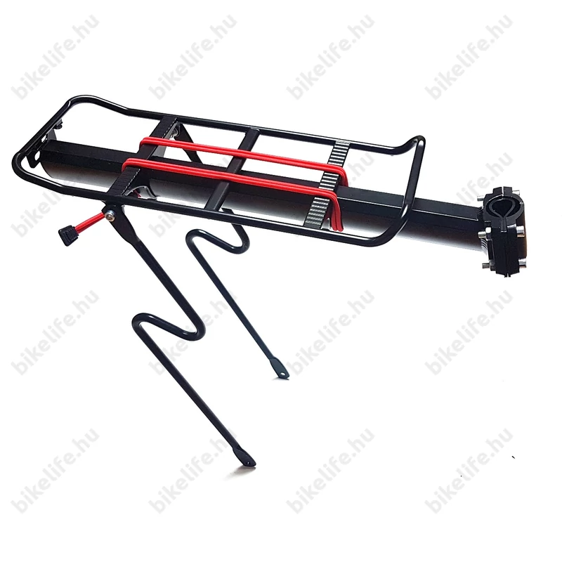 Nyeregcső csomagtartó Tranz-X Strut támvillára is rögzül 30kg terhelhetőségű