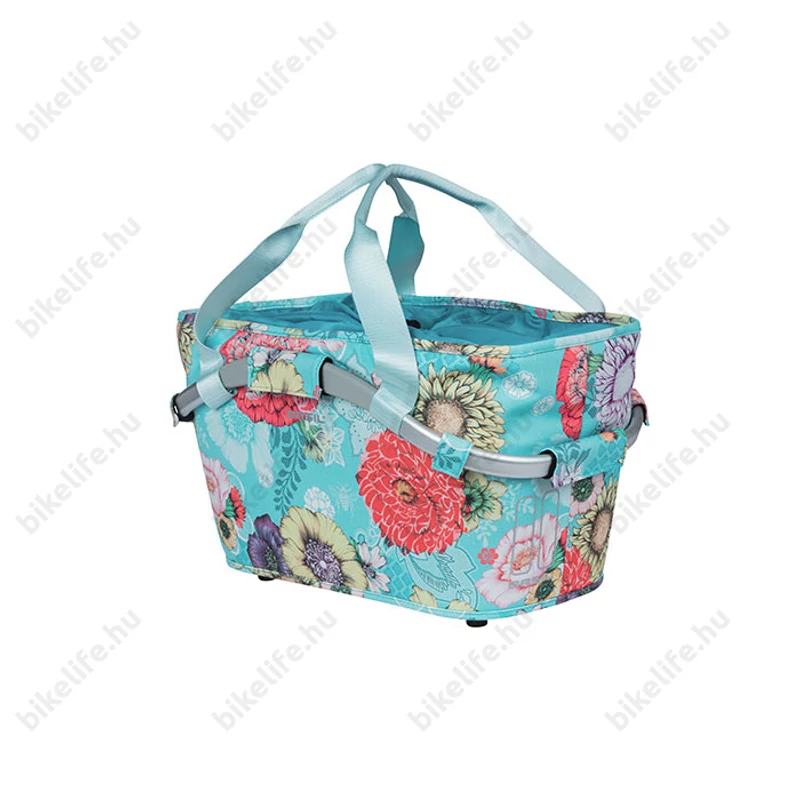 Basil Bloom Field Carry All hátsó kosár csomagtartóra, kék, adapterrel, 22L