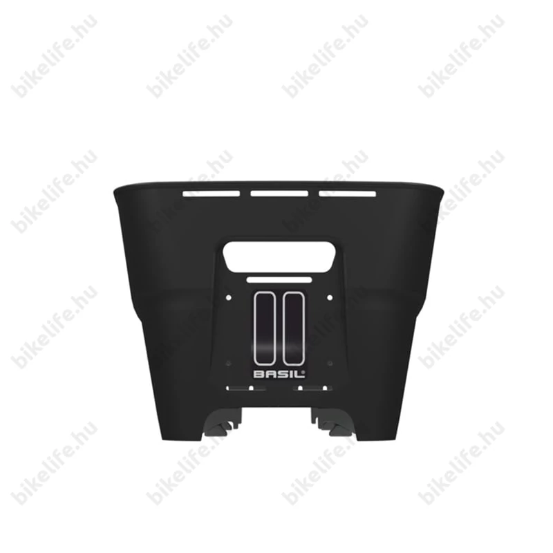 Basil hátsó kosár Cento Neo WSL, fix rögzítésű WSL felfogatással, fekete (pedelec kompatibilis)
