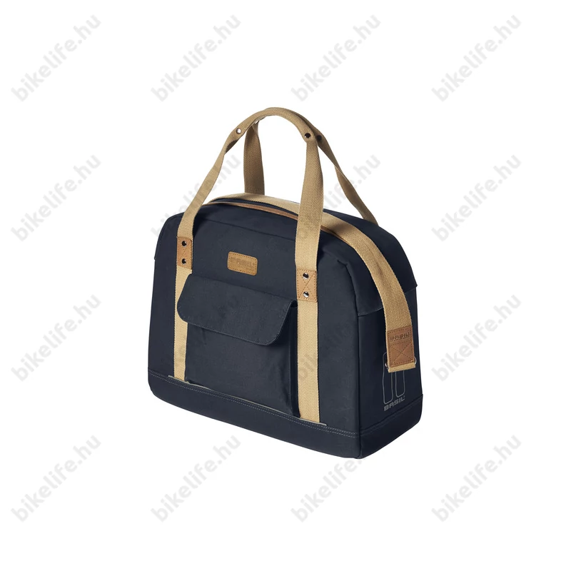 Basil Portland Businessbag táska csomagtartóra 19L kapacitás, fényvisszaverős, sötétkék