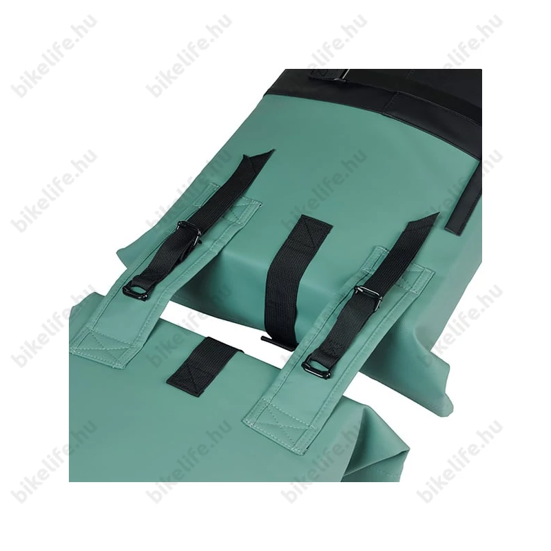 Basil Cove Double Pannier csomagtartóra szerelhető táska 2 részes 32 l, zöld /fekete