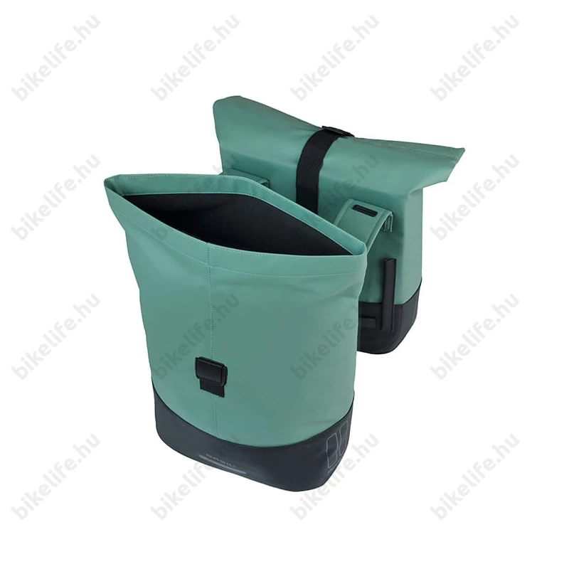 Basil Cove Double Pannier csomagtartóra szerelhető táska 2 részes 32 l, zöld /fekete