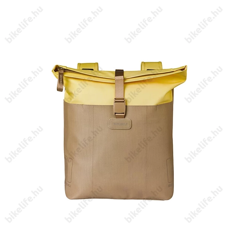 Basil Vive Double Pannier csomagtartóra szerelhető MIK táska 2 részes 35 l, homokszínű/sárga
