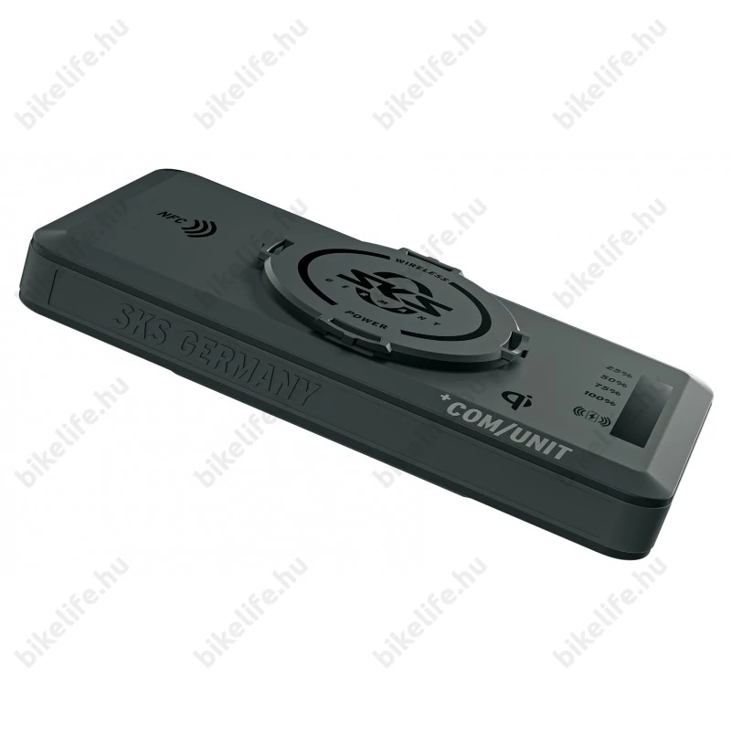 SKS Compit /E+ mobiltelefontartó kormányra Bosch Intuvia/Nylon kijelzőkhöz integrált NFC chip, +COM/UNIT töltő, dönthető, fekete