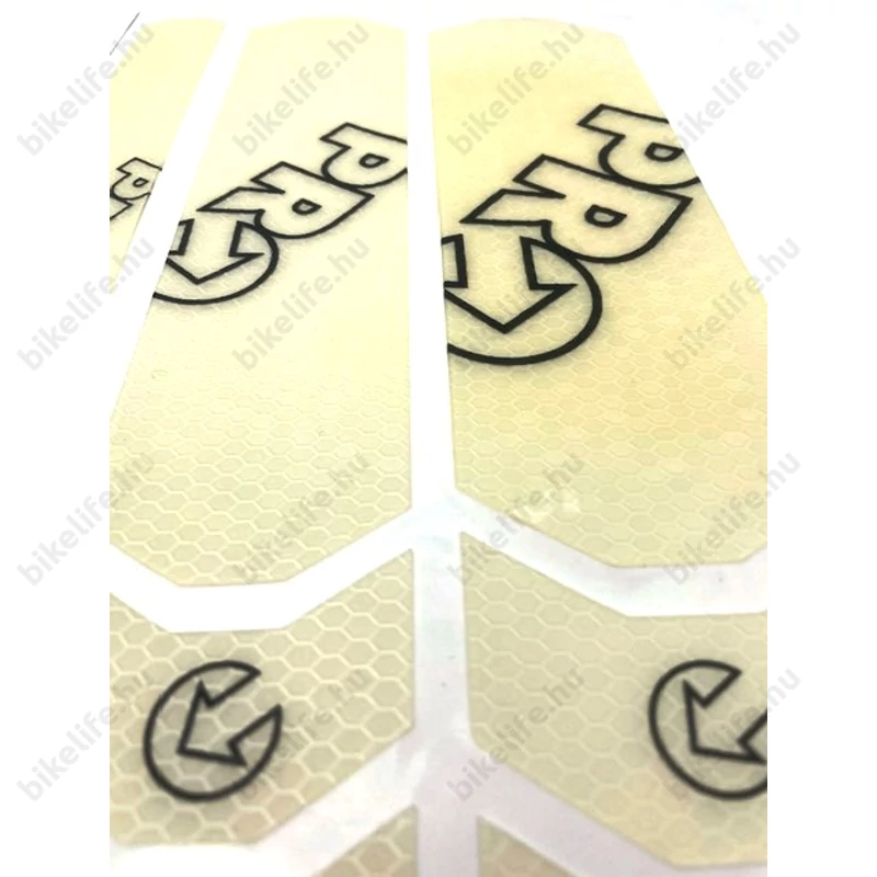 A vázvédő matrica felülete