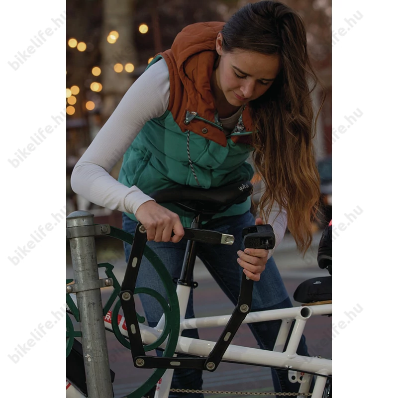 Abus Bordo Granit X-Plus 6500/120 összehajtható kerékpárzár 120cm hosszú nagyértékű kerékpárok, ebike-ok biztosítására