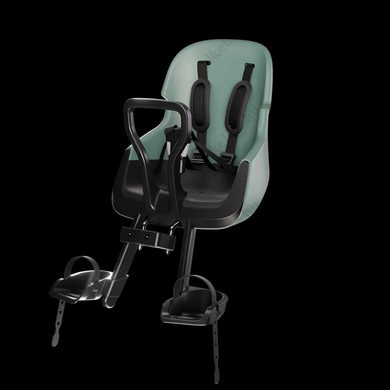 Bobike Exclusive Evolve Mini gyerekülés elöre homlokcsőre szerelhető 15kg-ig borsmenta színben